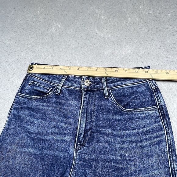 3x1 NYC Jeans Womens Size 27 Blue Kink Ankle Zip High Rise Ground Split Zipper - Picture 6 of 12